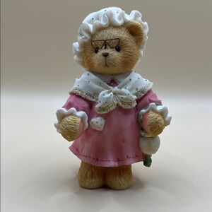 Cherished Teddies Pink and White Figurine
